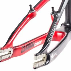 Prophecy Scud Evo Carbon BMX Race Frame-Matte Carbon/Red FRAMES