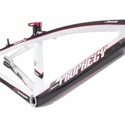 Prophecy Scud BMX Race Frame Kit-Black/White/Red