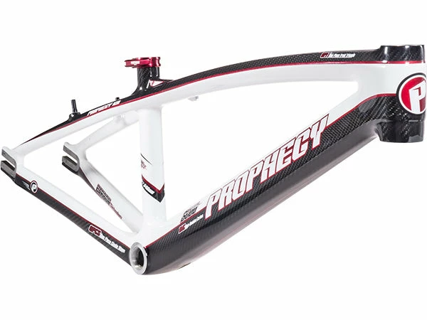 FRAMES Prophecy Scud Carbon BMX Race Frame-Black/White/Red 1 FRAMES Prophecy Scud Carbon BMX Race Frame-Black/White/Red