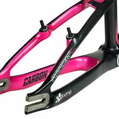 Prophecy Scud Evo Carbon BMX Race Frame-Matte Carbon/Pink