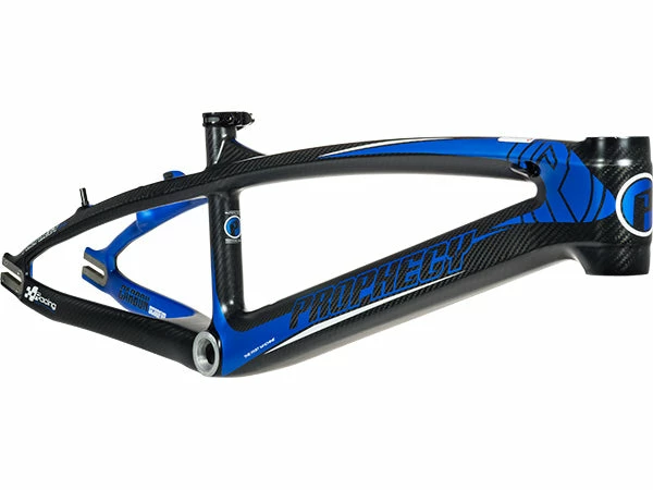 Prophecy Scud Evo Carbon BMX Race Frame-Matte Carbon/Blue 1 Prophecy Scud Evo Carbon BMX Race Frame-Matte Carbon/Blue