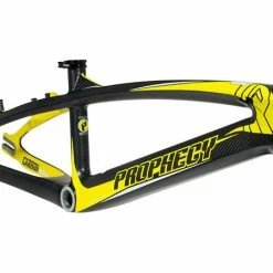 FRAMES Prophecy Scud Evo Carbon BMX Race Frame-Matte Carbon/Yellow