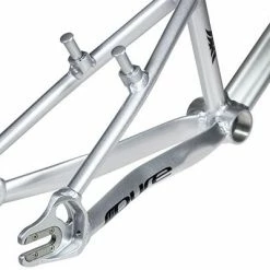 Pure V4 BMX Race Frame-Silver/Black