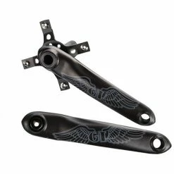 GT Chromoly Race 2-Piece Crankset-Black