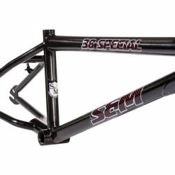 FRAMES S&M .38 Special Chromoly BMX Race Frame-Black