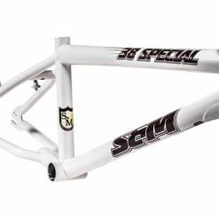 S&M .38 Special Chromoly BMX Race Frame-White FRAMES