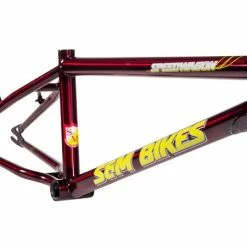 FRAMES S&M Speedwagon BMX Race Frame-Trans Red
