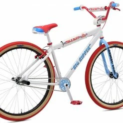 RACE BIKES SE Racing Mike Big Ripper 29" BMX Bike-White/Red/Blue
