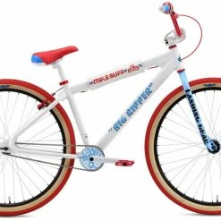 RACE BIKES SE Racing Mike Big Ripper 29" BMX Bike-White/Red/Blue