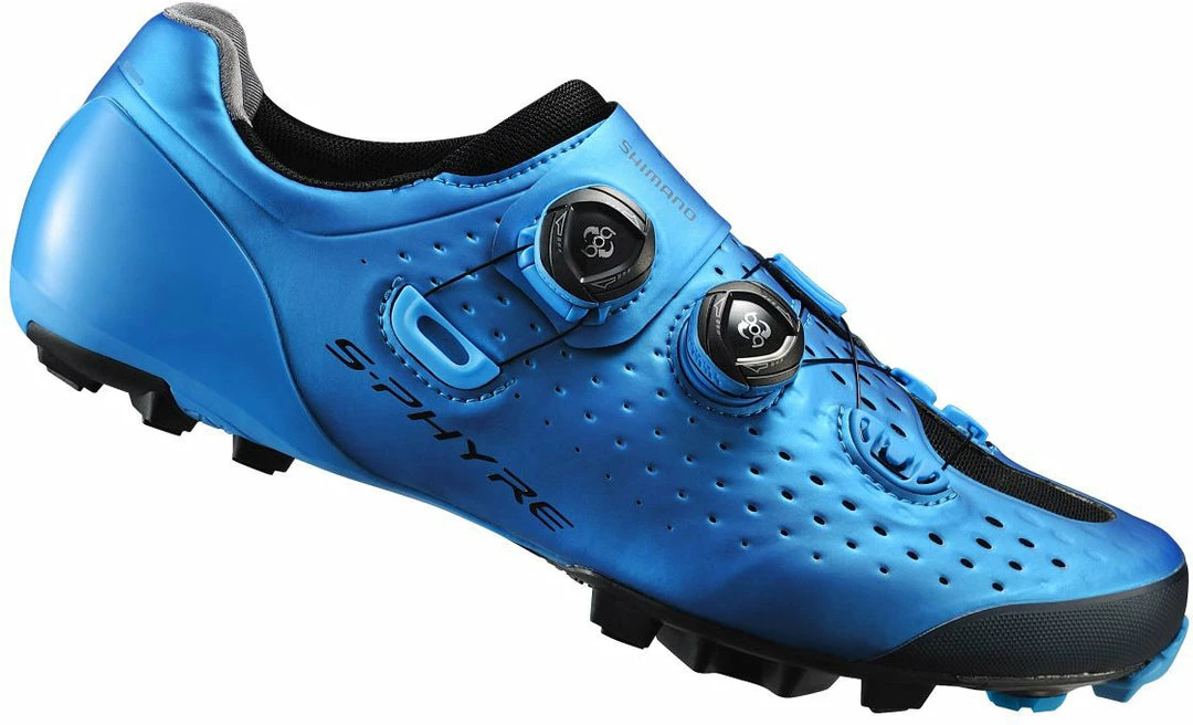 Shimano 2018 S-Phyre XC-9 Clipless Shoes-Blue 1 Shimano 2018 S-Phyre XC-9 Clipless Shoes-Blue