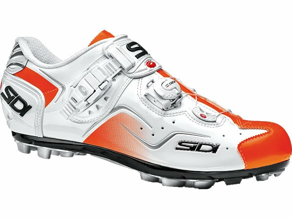 SIDI Cape Clipless Shoes-White/Orange 1 SIDI Cape Clipless Shoes-White/Orange