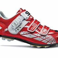 SIDI Spider SRS Mesh Clipless Shoes-Black/Red
