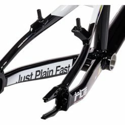 SpeedCo MSeries XLT Aluminum BMX Race Frame-Black/White FRAMES