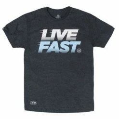 Stay Strong Live Fast T-Shirt-Charcoal APPAREL