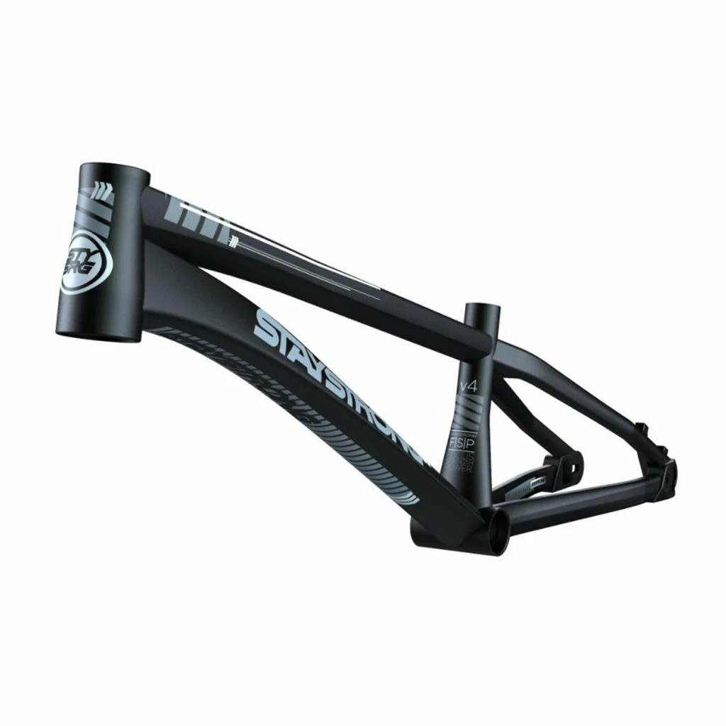 Stay Strong For Life V4 BMX Race Frame-Black FRAMES 4 Stay Strong For Life V4 BMX Race Frame-Black FRAMES