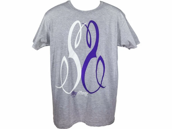 Stay Strong Script T-Shirt-Gray 1 Stay Strong Script T-Shirt-Gray