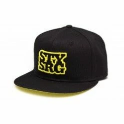 APPAREL Stay Strong Snapback Hat-Black/Yellow