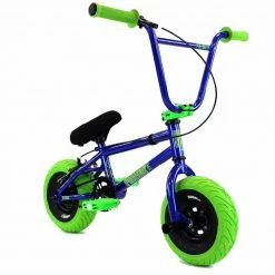 Fat Boy Atomic Stunt Mini Bike - Blue/Green