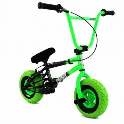 Fat Boy Nuclear Stunt Mini Bike - Green/Black FREESTYLE BIKES
