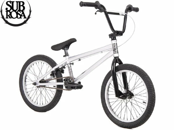 LITTLE BIKES Subrosa Tiro BMX Bike-18"-Gloss Silver/Black 1 LITTLE BIKES Subrosa Tiro BMX Bike-18"-Gloss Silver/Black