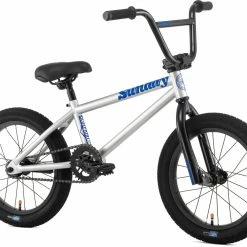 LITTLE BIKES Sunday Blueprint 16" Bike-Silver/Blue