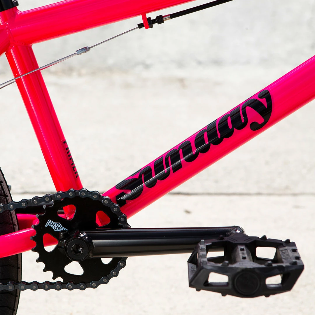 FREESTYLE BIKES Sunday Primer 20.5"TT BMX Bike-Gloss Hot Pink 9 FREESTYLE BIKES Sunday Primer 20.5"TT BMX Bike-Gloss Hot Pink