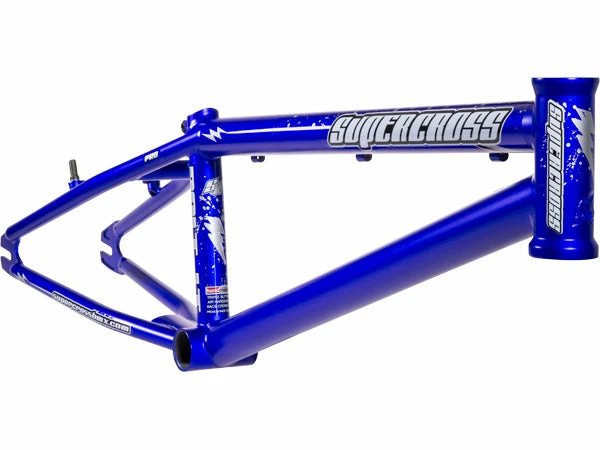 FRAMES Supercross 2012 Bolt LT Chromoly BMX Race Frame-Navy-Pro 1 FRAMES Supercross 2012 Bolt LT Chromoly BMX Race Frame-Navy-Pro