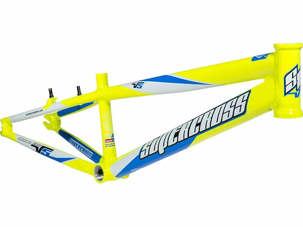 Supercross Envy V5 BMX Race Frame-Hi-Vis Yellow FRAMES 1 Supercross Envy V5 BMX Race Frame-Hi-Vis Yellow FRAMES