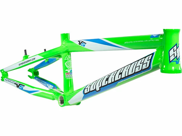 Supercross Envy V5 BMX Race Frame-Lime Green FRAMES 1 Supercross Envy V5 BMX Race Frame-Lime Green FRAMES