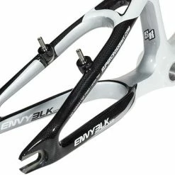 FRAMES Supercross Envy BLK Carbon Fiber Race Frame-Carbon/White/Silver 5 FRAMES Supercross Envy BLK Carbon Fiber Race Frame-Carbon/White/Silver