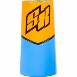 Supercross Envy BLK Carbon Fiber BMX Race Frame-Carbon/Cyan/Orange