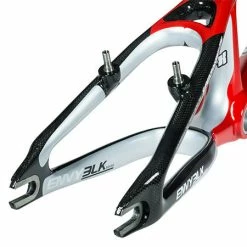 Supercross Envy BLK Carbon Fiber BMX Race Frame-Red/Silver 5 Supercross Envy BLK Carbon Fiber BMX Race Frame-Red/Silver