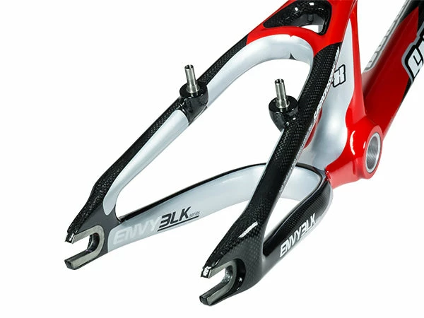 Supercross Envy BLK Carbon Fiber BMX Race Frame-Red/Silver 3 Supercross Envy BLK Carbon Fiber BMX Race Frame-Red/Silver
