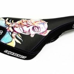 Supercross Courtney Skull Railed Seat-Black
