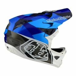 Helmets Troy Lee Designs D3 Carbon MIPS Jet Helmet-Blue