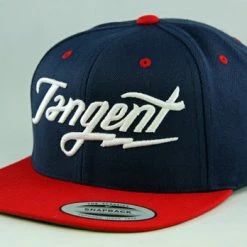 Tangent Bolt Snapback Hat-OSFA-Navy/Red/White