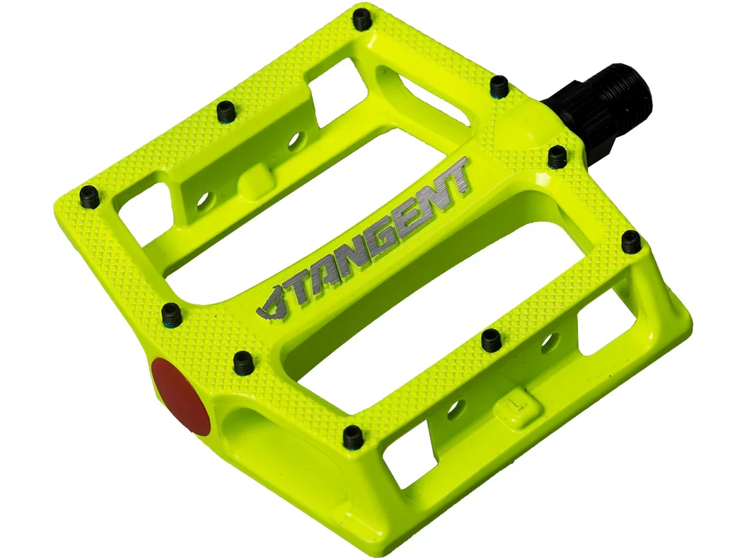 Tangent Platform Pedals-Fluorescent Green 2 Tangent Platform Pedals-Fluorescent Green