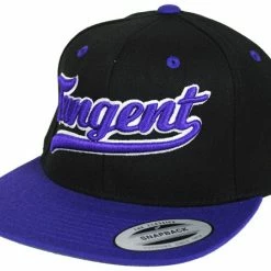 APPAREL Tangent Snapback Hat-Black/Purple