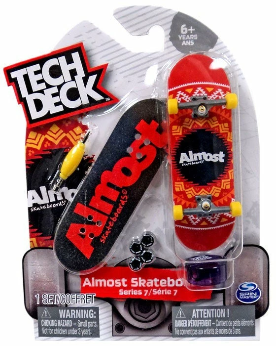 Tech Deck Mini Skateboard-Almost Series 7-Almost Skateboards Toys 1 Tech Deck Mini Skateboard-Almost Series 7-Almost Skateboards Toys