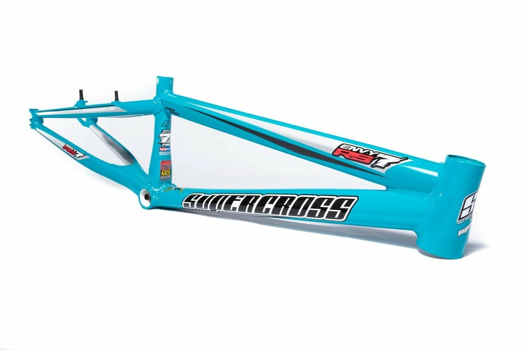 Supercross FRAMES SX RS7 BMX Race Frame-Teal 1 Supercross FRAMES SX RS7 BMX Race Frame-Teal
