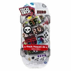 Tech Deck Mini Skateboard-Zero Series 2-4 Pack Toys