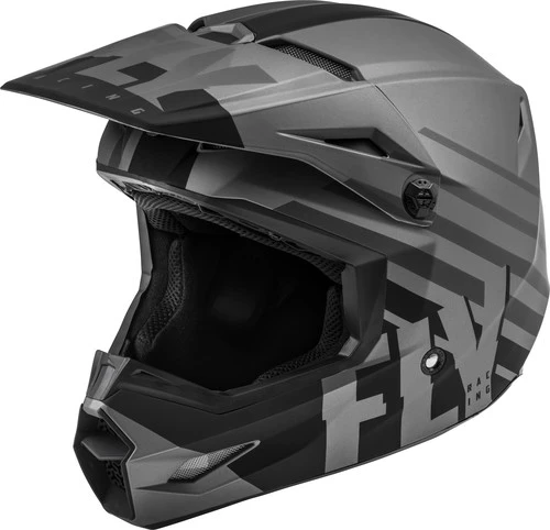 Helmets Fly Racing Kinetic Thrive Helmet-Matte Gray/Black 5 Helmets Fly Racing Kinetic Thrive Helmet-Matte Gray/Black
