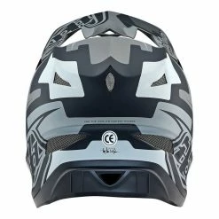 Helmets Troy Lee Designs D3 FIberlite Speedcode Helmet-Gray