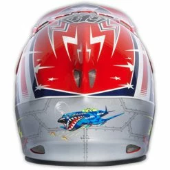 Troy Lee 2013 D2 Air Strike Composite Helmet-Red PROTECTIVE GEAR