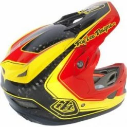 Troy Lee 2013 D3 Carbon Helmet-Mirage Red/Yellow 9 Troy Lee 2013 D3 Carbon Helmet-Mirage Red/Yellow