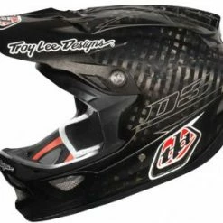Troy Lee 2013 D3 Carbon Helmet-Pinstripe Black