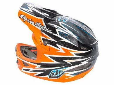 Troy Lee 2013 D3 Carbon Helmet-Zap Orange 4 Troy Lee 2013 D3 Carbon Helmet-Zap Orange