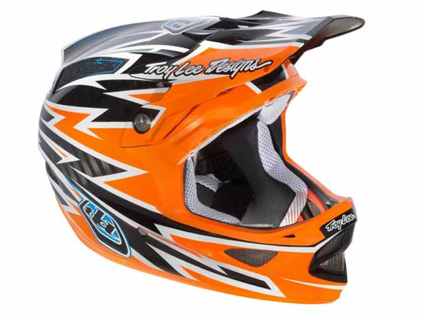 Troy Lee 2013 D3 Carbon Helmet-Zap Orange 1 Troy Lee 2013 D3 Carbon Helmet-Zap Orange