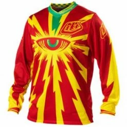 RACE WEAR Troy Lee 2013 GP Air Jersey-Cyclops Red/Yellow