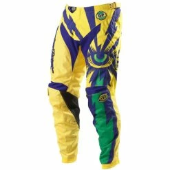 Troy Lee 2013 GP Pants-Cyclops Yellow/Purple RACE WEAR